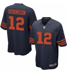Men's Nike Chicago Bears #12 Allen Robinson Game Navy Blue Alternate NFL Jersey