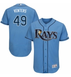 Men's Majestic Tampa Bay Rays #49 Jonny Venters Columbia Alternate Flex Base Authentic Collection MLB Jersey