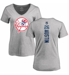 MLB Women's Nike New York Yankees #26 Tyler Austin Ash Backer T-Shirt