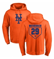 MLB Nike New York Mets #29 Devin Mesoraco Orange RBI Pullover Hoodie