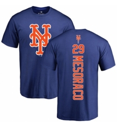MLB Nike New York Mets #29 Devin Mesoraco Royal Blue Backer T-Shirt