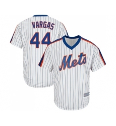 Youth New York Mets #44 Jason Vargas Authentic White Alternate Cool Base Baseball Jersey