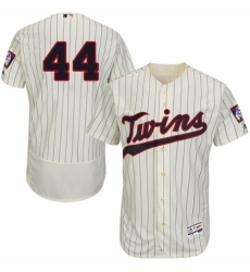 Men's Majestic Minnesota Twins #44 Kyle Gibson Authentic Cream Alternate Flex Base Authentic Collection MLB Jersey