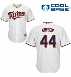 Youth Majestic Minnesota Twins #44 Kyle Gibson Replica White Home Cool Base MLB Jersey