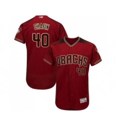 Men's Arizona Diamondbacks #40 Andrew Chafin Red Alternate Authentic Collection Flex Base Baseball Jersey