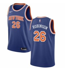 Men's Nike New York Knicks #26 Mitchell Robinson Swingman Royal Blue NBA Jersey - Icon Edition