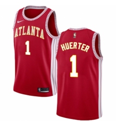 Women's Nike Atlanta Hawks #1 Kevin Huerter Authentic Red NBA Jersey Statement Edition