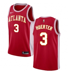 Youth Nike Atlanta Hawks #3 Kevin Huerter Swingman Red NBA Jersey Statement Edition