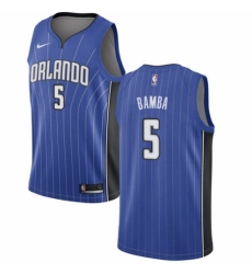 Women's Nike Orlando Magic #5 Mohamed Bamba Swingman Royal Blue NBA Jersey - Icon Edition