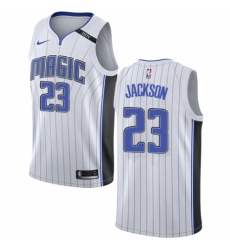 Women's Nike Orlando Magic #23 Justin Jackson Swingman White NBA Jersey - Association Edition