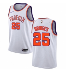 Women's Nike Phoenix Suns #25 Mikal Bridges Authentic White NBA Jersey - Association Edition