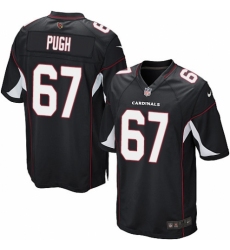 Men's Nike Arizona Cardinals #67 Justin Pugh Game Black Alternate NFL Jersey