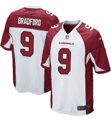 Men's Nike Arizona Cardinals #9 Sam Bradford Game White NFL Jersey