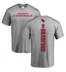 NFL Nike Arizona Cardinals #9 Sam Bradford Ash Backer T-Shirt