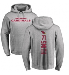 NFL Nike Arizona Cardinals #71 Andre Smith Ash Backer Pullover Hoodie