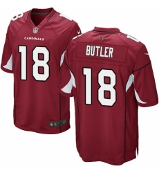 Men's Nike Arizona Cardinals #18 Brice Butler Game Red Team Color NFL Jersey