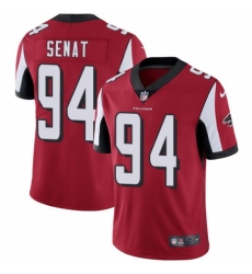 Men's Nike Atlanta Falcons #94 Deadrin Senat Red Team Color Vapor Untouchable Limited Player NFL Jersey