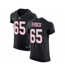 Men's Atlanta Falcons #65 Brandon Fusco Black Alternate Vapor Untouchable Elite Player Football Jersey