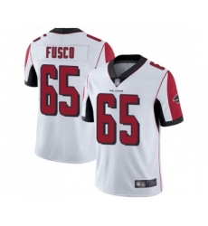 Men's Atlanta Falcons #65 Brandon Fusco White Vapor Untouchable Limited Player Football Jersey