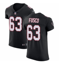 Men's Nike Atlanta Falcons #63 Brandon Fusco Black Alternate Vapor Untouchable Elite Player NFL Jersey
