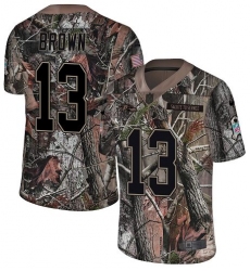 Men's Nike Baltimore Ravens #13 John Brown Limited Camo Salute to Service NFL Jersey