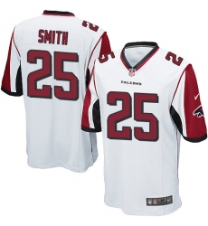 Men's Nike Atlanta Falcons #25 Ito Smith Game White NFL Jersey