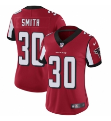 Women's Nike Atlanta Falcons #30 Ito Smith Red Team Color Vapor Untouchable Limited Player NFL Jersey