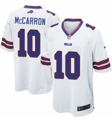 Men's Nike Buffalo Bills #10 AJ McCarron Game White NFL Jersey