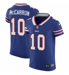 Men's Nike Buffalo Bills #10 AJ McCarron Royal Blue Team Color Vapor Untouchable Elite Player NFL Jersey