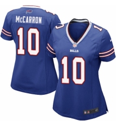 Women's Nike Buffalo Bills #10 AJ McCarron Game Royal Blue Team Color NFL Jersey