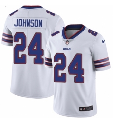 Youth Nike Buffalo Bills #24 Taron Johnson White Vapor Untouchable Elite Player NFL Jersey