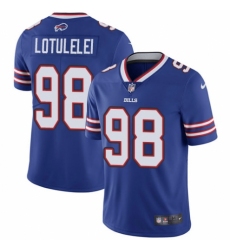 Men's Nike Buffalo Bills #98 Star Lotulelei Royal Blue Team Color Vapor Untouchable Limited Player NFL Jersey