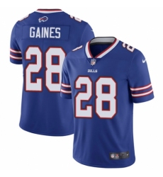 Youth Nike Buffalo Bills #28 Phillip Gaines Royal Blue Team Color Vapor Untouchable Limited Player NFL Jersey