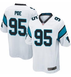 Men's Nike Carolina Panthers #95 Dontari Poe Game White NFL Jersey