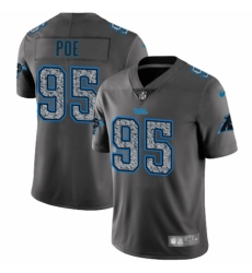 Youth Nike Carolina Panthers #95 Dontari Poe Gray Static Vapor Untouchable Limited NFL Jersey