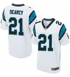 Men's Nike Carolina Panthers #21 Da'Norris Searcy Elite White NFL Jersey