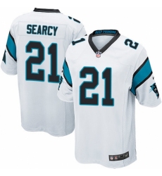 Men's Nike Carolina Panthers #21 Da'Norris Searcy Game White NFL Jersey