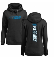 NFL Women's Nike Carolina Panthers #21 Da'Norris Searcy Black Backer Pullover Hoodie