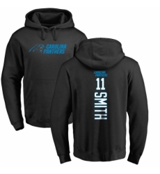 NFL Nike Carolina Panthers #11 Torrey Smith Black Backer Pullover Hoodie