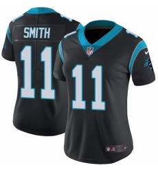 Women's Nike Carolina Panthers #11 Torrey Smith Black Team Color Vapor Untouchable Limited Player NFL Jersey