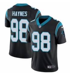 Men's Nike Carolina Panthers #98 Marquis Haynes Black Team Color Vapor Untouchable Limited Player NFL Jersey