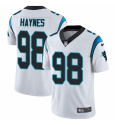 Youth Nike Carolina Panthers #98 Marquis Haynes White Vapor Untouchable Limited Player NFL Jersey
