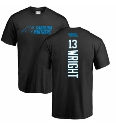 NFL Nike Carolina Panthers #13 Jarius Wright Black Backer T-Shirt