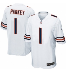 Men's Nike Chicago Bears #1 Cody Parkey Game White NFL Jersey