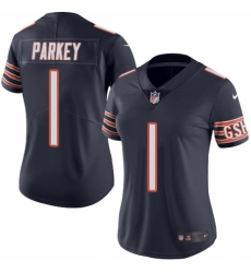 Women's Nike Chicago Bears #1 Cody Parkey Navy Blue Team Color Vapor Untouchable Limited Player NFL Jersey