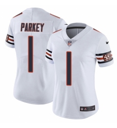 Women's Nike Chicago Bears #1 Cody Parkey White Vapor Untouchable Elite Player NFL Jersey