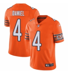 Men's Nike Chicago Bears #4 Chase Daniel Elite Orange Rush Vapor Untouchable NFL Jersey