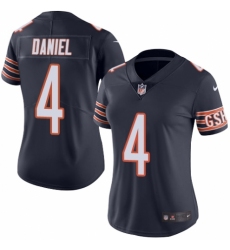 Women's Nike Chicago Bears #4 Chase Daniel Navy Blue Team Color Vapor Untouchable Elite Player NFL Jersey
