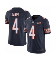 Youth Chicago Bears #4 Chase Daniel Navy Blue Team Color 100th Season Limited Football Jersey