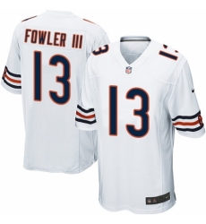 Men's Nike Chicago Bears #13 Bennie Fowler III Game White NFL Jersey